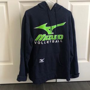 Navy Mizuno volleyball Canada hoodie